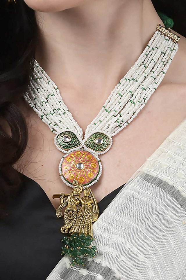 Multi-Color Alloy Necklace