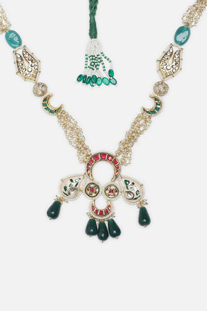 Multi-Color Alloy Necklace