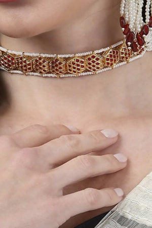 Multi-Color Alloy Necklace