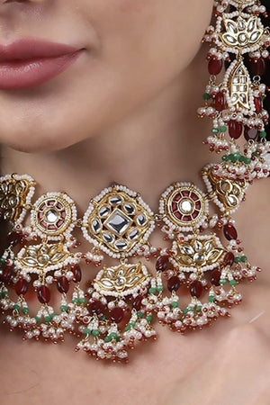 Multi-Color Alloy Necklace