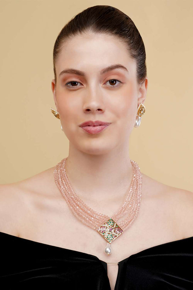 Multi-Color Alloy Necklace