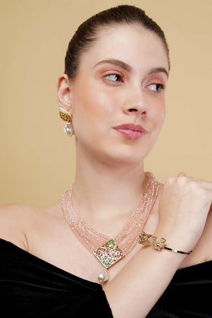 Multi-Color Alloy Necklace