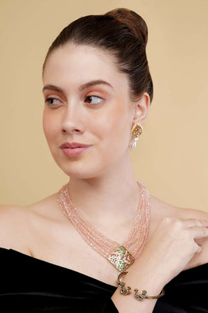 Multi-Color Alloy Necklace