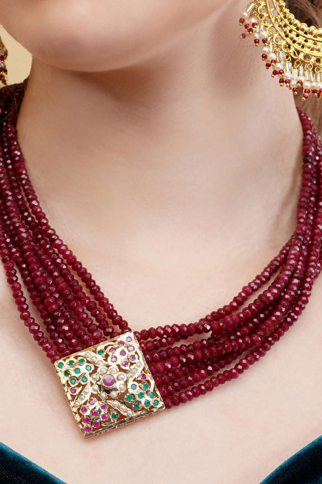 Multi-Color Alloy Necklace