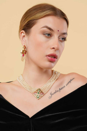 Multi-Color Alloy Necklace