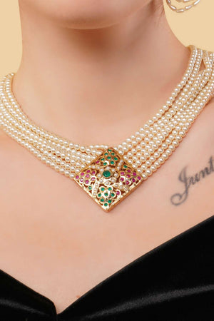 Multi-Color Alloy Necklace