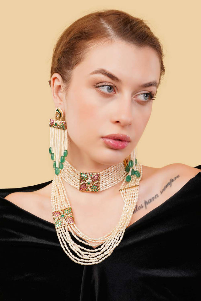 Multi-Color Alloy Necklace