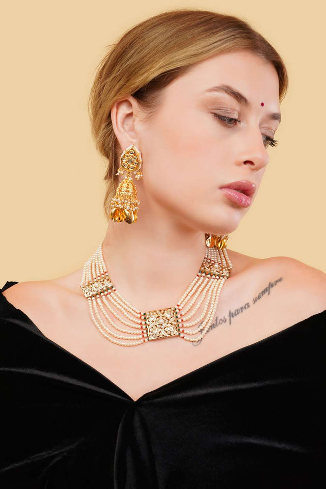 Multi-Color Alloy Necklace