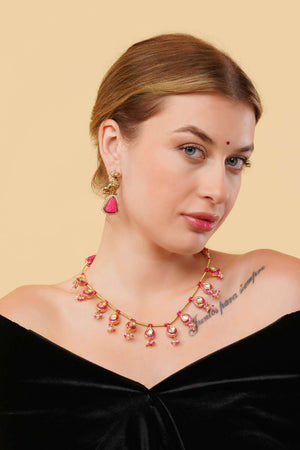 Multi-Color Alloy Necklace