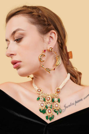 Multi-Color Alloy Necklace