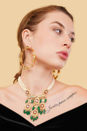 Multi-Color Alloy Necklace