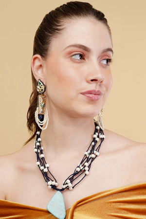 Multi-Color Alloy Necklace