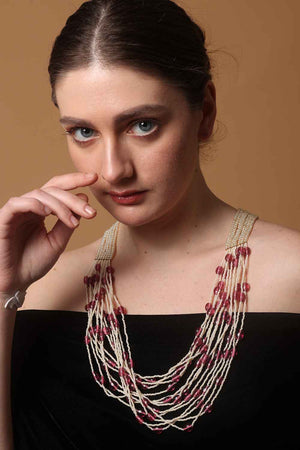 Multi-Color Alloy Necklace