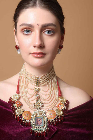 Multi-Color Alloy Necklace