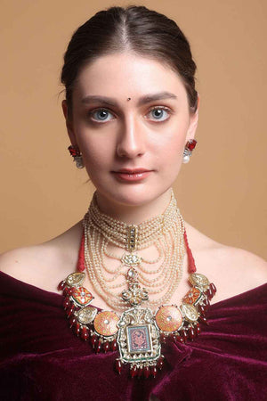 Multi-Color Alloy Necklace