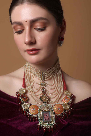 Multi-Color Alloy Necklace