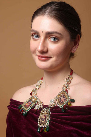 Multi-Color Alloy Necklace