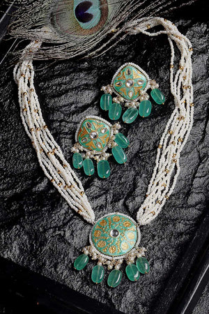 Multi-Color Alloy Jewellery Set
