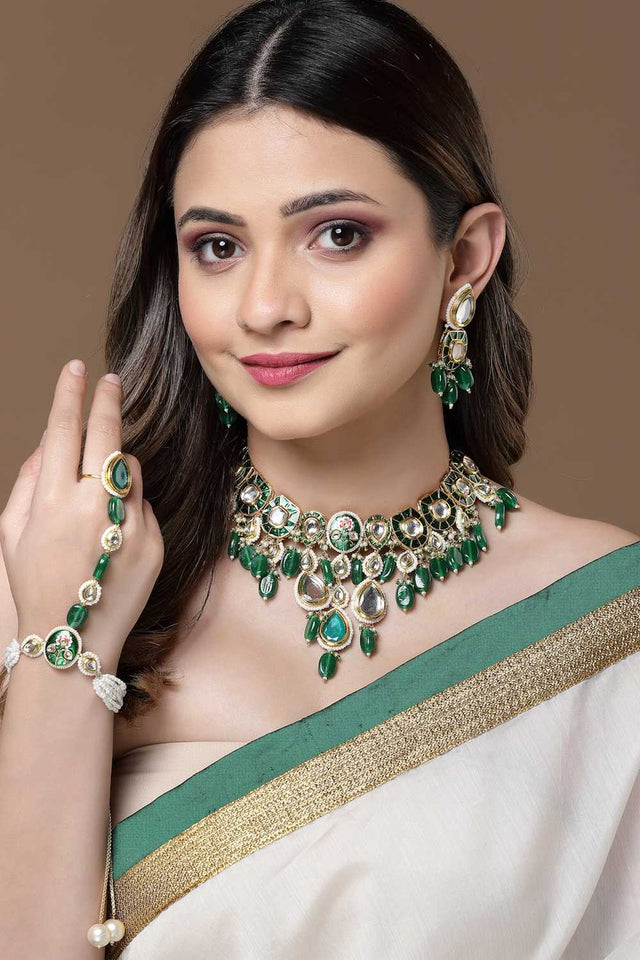 Multi-Color Alloy Jewellery Set