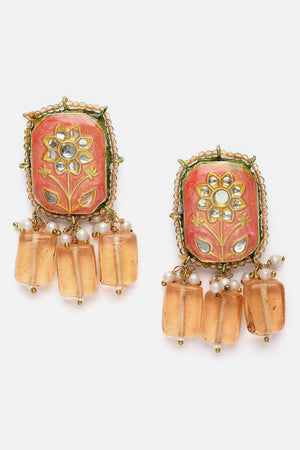 Multi-Color Beaded Alloy Necklace & Earring Sets