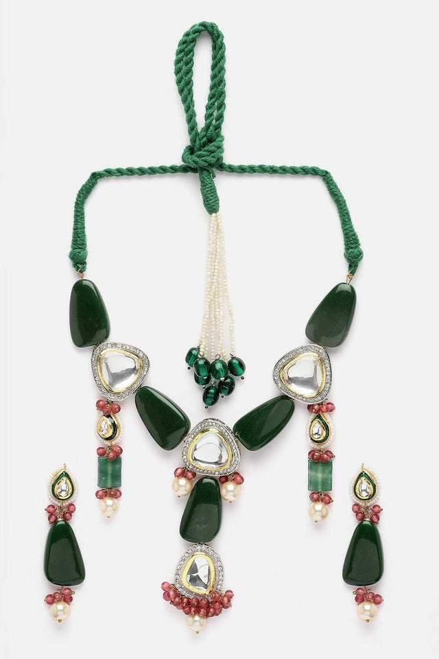 Multi-Color Alloy Jewellery Set