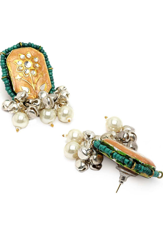 Multi-Color Alloy Necklace & Earring Set