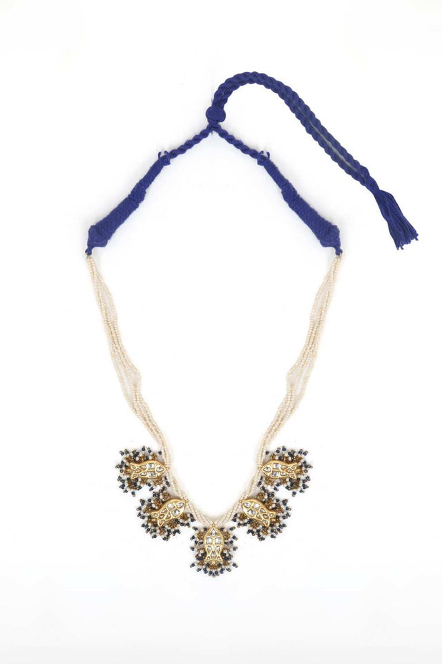 Multi-Color Alloy Necklace & Earring Set