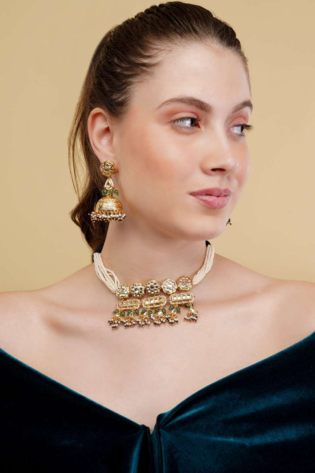 Multi-Color Alloy Necklace & Earring Sets