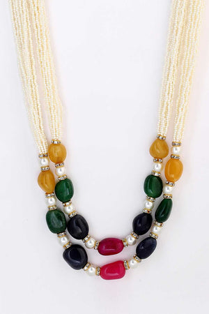 Multi-Color Alloy Necklace