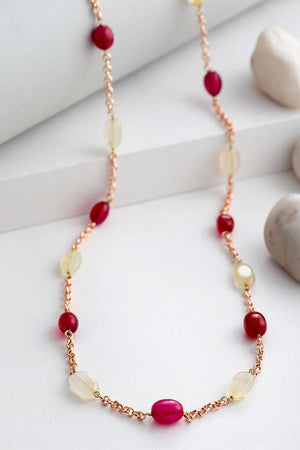 Multi-Color Alloy Necklace