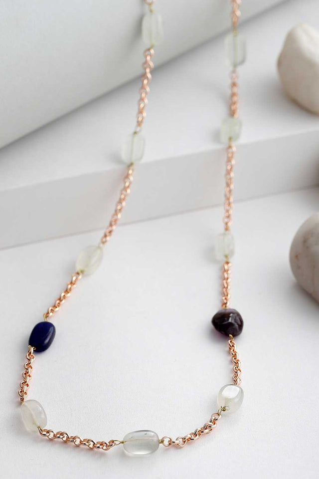 Multi-Color Alloy Necklace