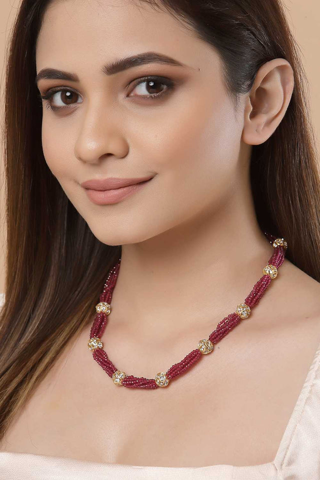 Multi-Color Alloy Necklace