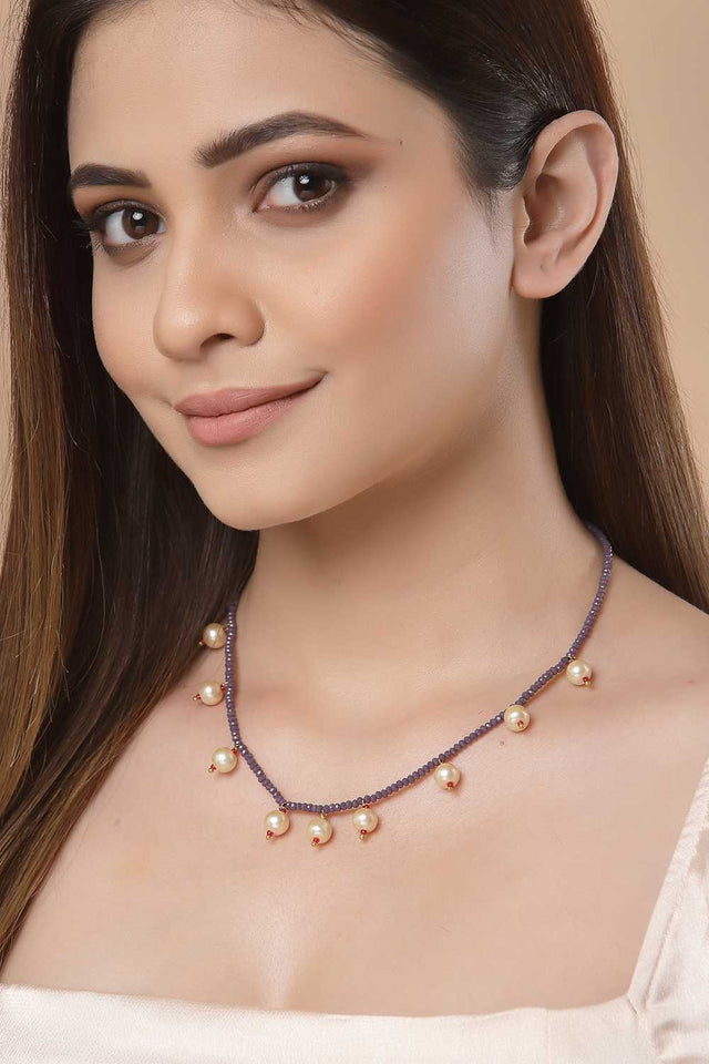 Multi-Color Alloy Necklace