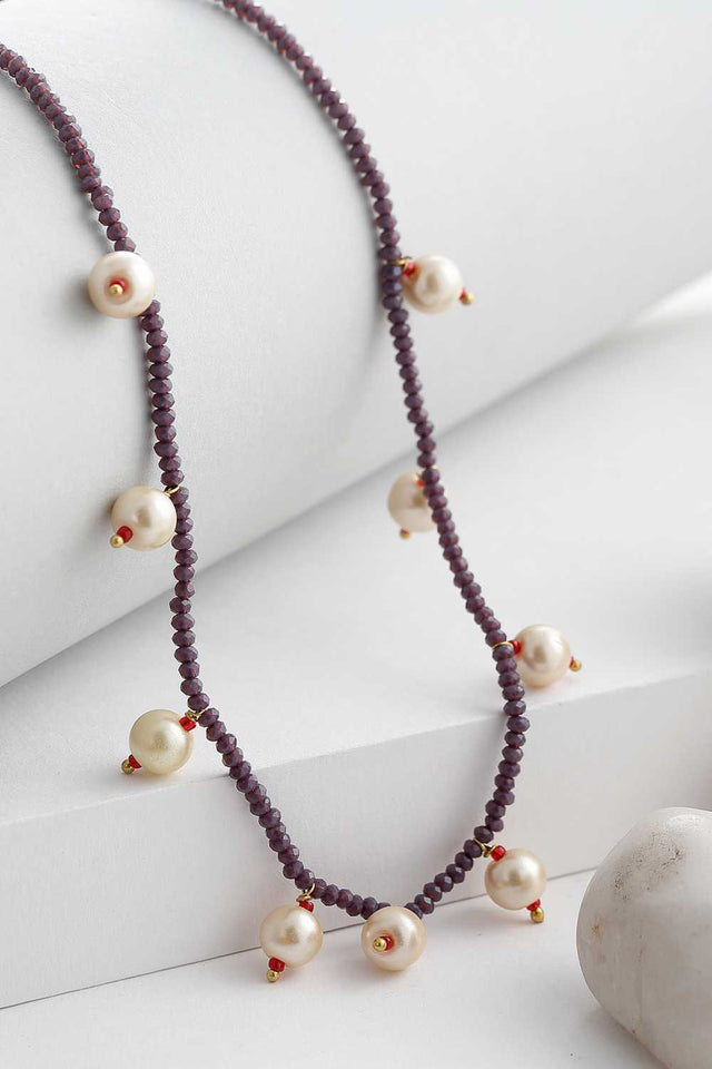 Multi-Color Alloy Necklace