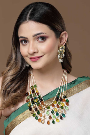 Multi-Color Alloy Necklace