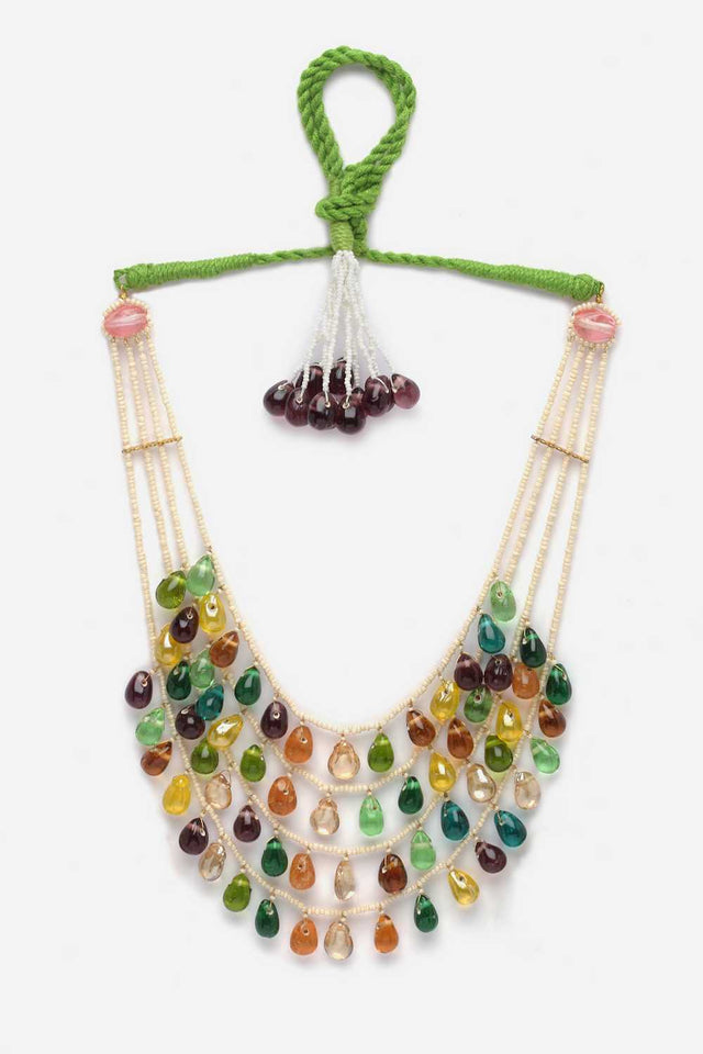 Multi-Color Alloy Necklace