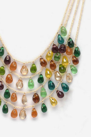 Multi-Color Alloy Necklace