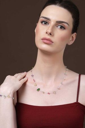 Multi-Color Alloy Necklace