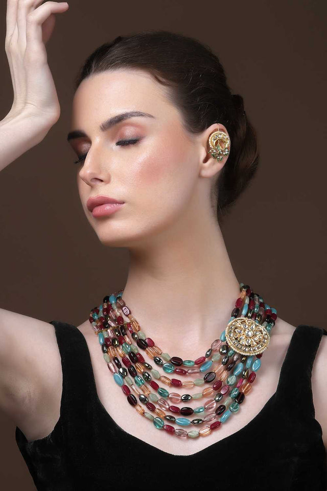 Multi-Color Alloy Necklace