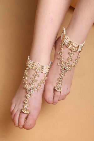 Multi-Color Alloy Anklet
