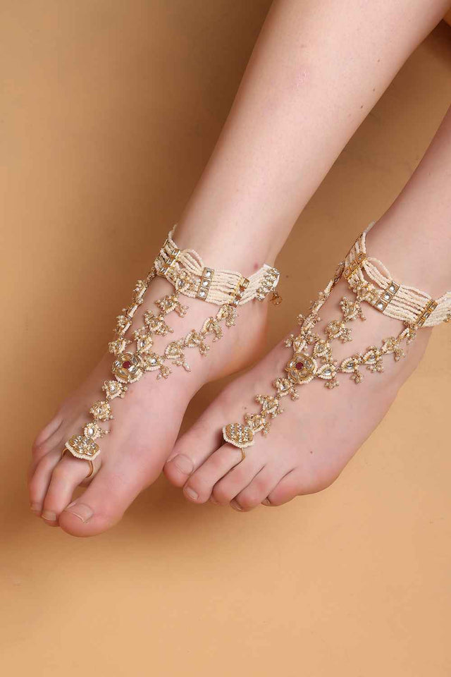 Multi-Color Alloy Anklet