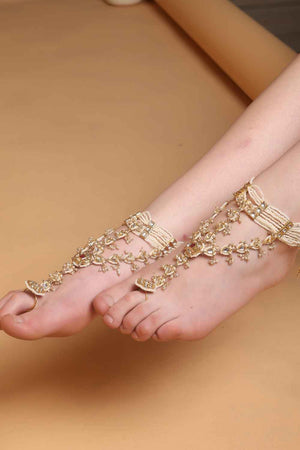 Multi-Color Alloy Anklet