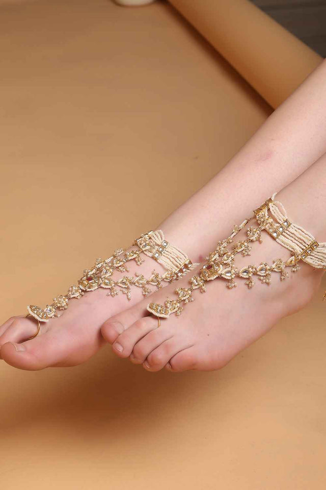 Multi-Color Alloy Anklet