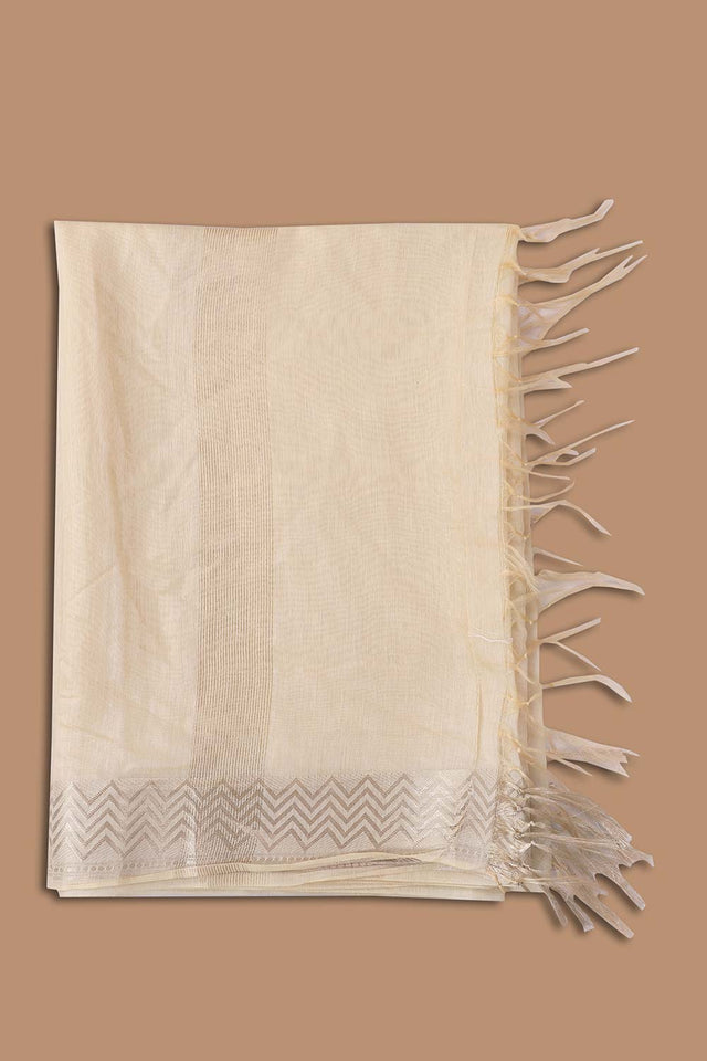 Gold Cotton Solid Dupatta (DUP-0011-GOLD)