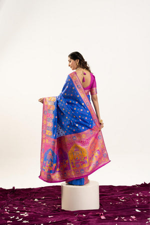Green Woven Art Silk Saree (Eth_SR_201)