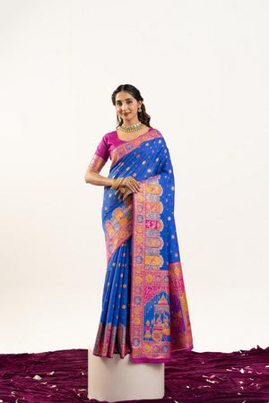 Green Woven Art Silk Saree (Eth_SR_201)