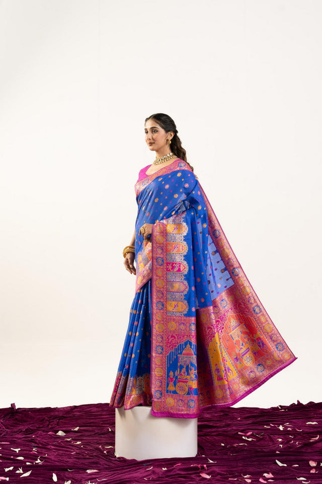 Green Woven Art Silk Saree (Eth_SR_201)