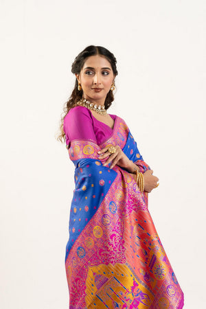 Green Woven Art Silk Saree (Eth_SR_201)