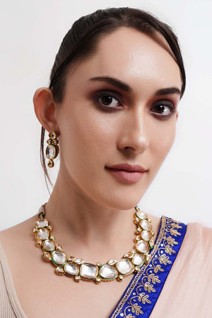 Multi-Color Copper Necklace And Earring Set