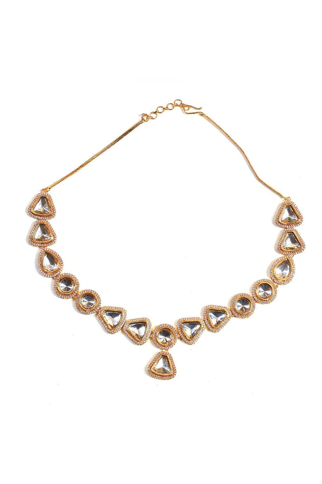 Multi-Color Copper Necklace And Earring Set